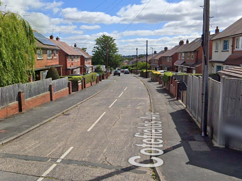 Cotefields Avenue - Start Of Concrete To Farfield Drive - Calverley and Farsley.