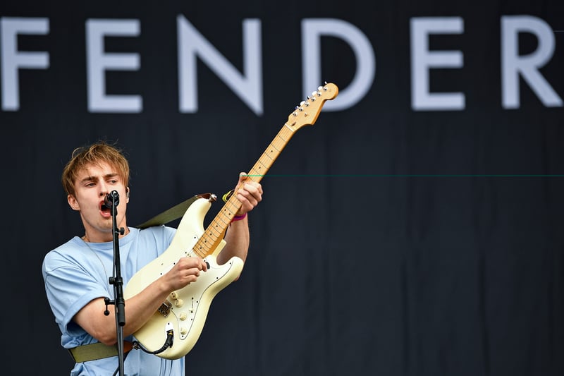 Fender has headlined many festivals. Here he is in 2019, performing at TRNSMT. 