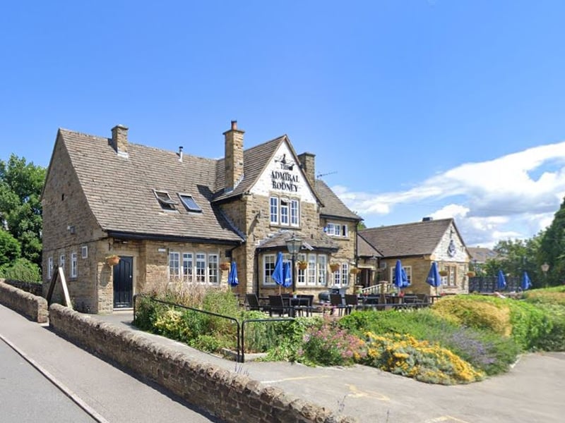 The Admiral Rodney pub on Loxley Lane, Loxley, has a 4.3/5 rating from 1,683 Google reviews. Customers have called it a 'lovely country pub' with 'incredible' views of the picturesque Loxley Valley.