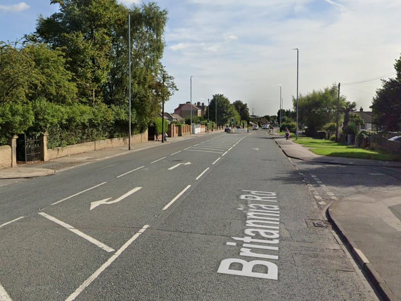 Britannia Road - Start D/Cway To End D/Cway(Rein Road) - Morley South.