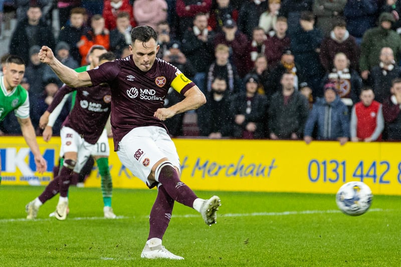 VAR intervention was deemed correct but the penalty decision should have been overturned - no foul and no penalty should have been awarded to Hearts. Final score: Hearts 1-1 Hibs