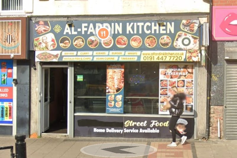 Al-Fardin Kitchen on Shields Road has top marks following an inspection last month.