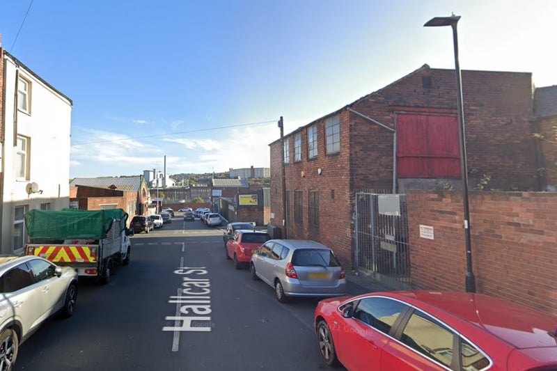 The seventh-highest number of reports of offences that took place in Sheffield in March 2024 were made in connection with incidents that took place on or near Hallcar Street, Burngreave, with 20