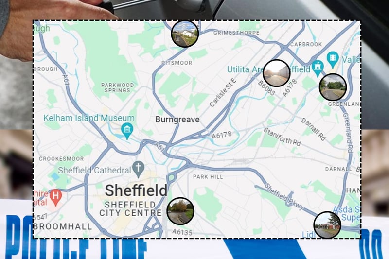 The worst streets in Sheffield for vehicle crime have been revealed 