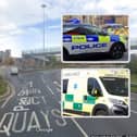A man has died after a crash at Park Square Roundabout in Sheffield. Photo: Google