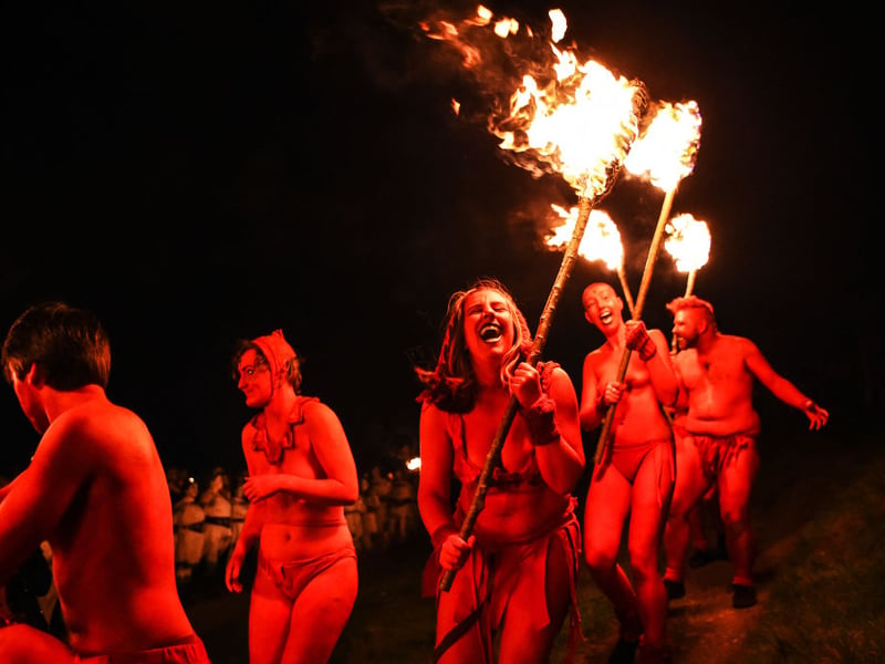 The festival takes place each year on Calton Hill.