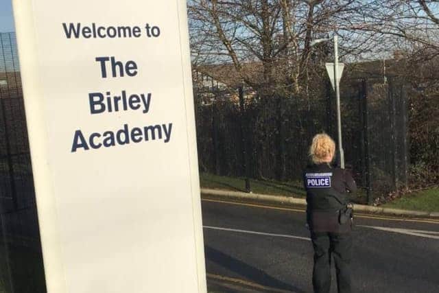 Parents are being urged to stay away from Birley Academy, Sheffield as police remain on the scene 