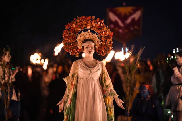 This year's Beltane Fire Festival has taken place in Edinburgh.