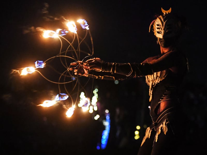 The event also celebrates fertility, "both in the context of our biological functions as well as our own creative energies, the fertility of our creative community".