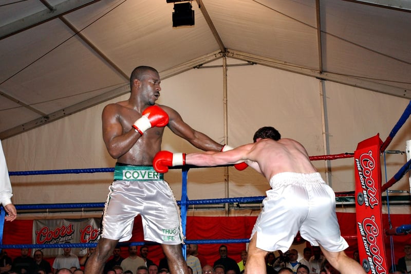 The versatile hotel has hosted all sorts of events over the years including this night of boxing in November 2005.