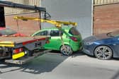 Police teamed up with the DVLA to remove more than a dozen vehicles from the street in Attercliffe, Sheffield