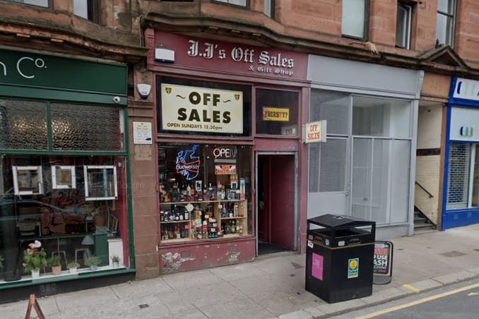 JJ's Off Sales has been a longstanding off licence on Glasgow's oldest street that has been a favourite of Strathclyde students for many years. 