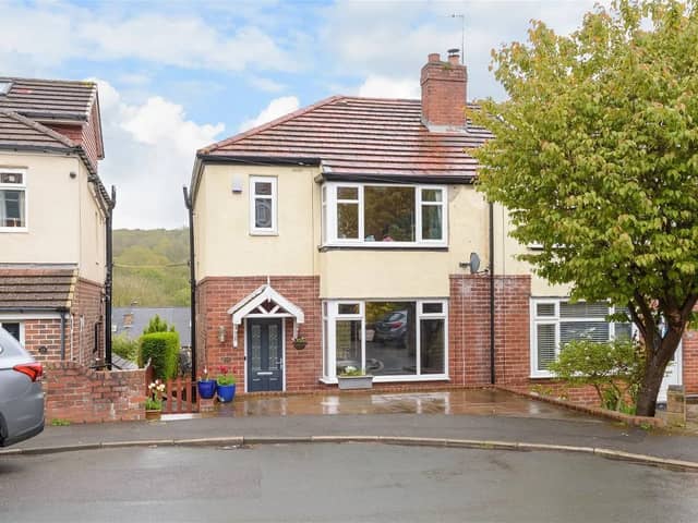 This three bedroom home in Oughtibridge has a guide price of £300,000.