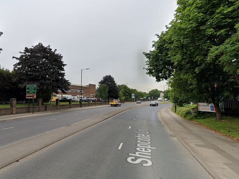 Ninth is the A631 - or Shepcote Lane - where vehicles are held for an average of 40.5 seconds per mile.