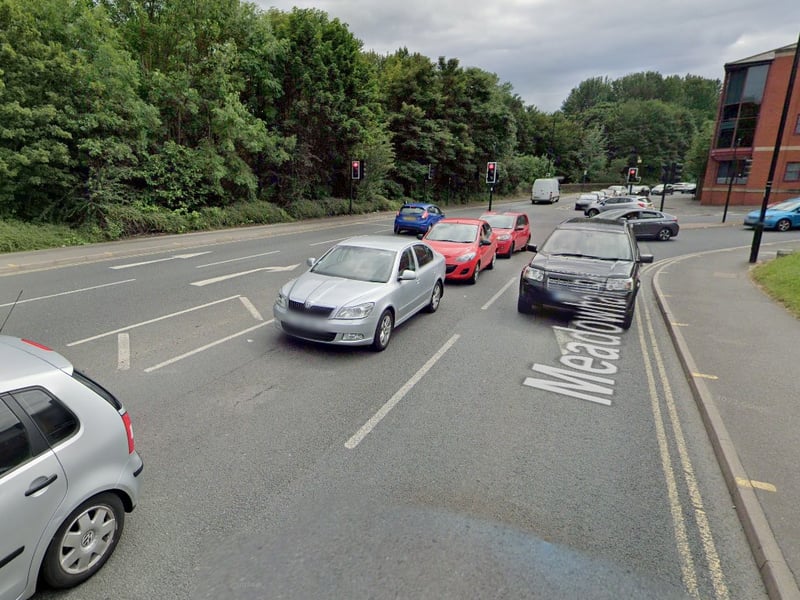 Seventh, the A6109 (Meadowhall Road) where drivers were held up for an average of 50.8 seconds per mile.