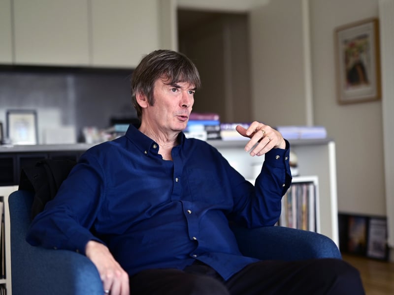 "I am, of course, a frustrated rock star - I'd much rather be a rock star than a writer. Or own a record shop. Still, it's not a bad life, is it? You just sit at a computer and make stuff up."
