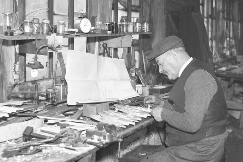 William Stewart Spain, who ran a ship model making company with his two sons, Richard and William in 1939.