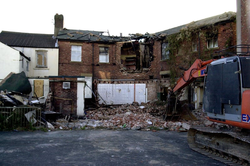 Demolition of The Wheatsheaf pub