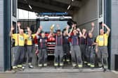 Five South Yorkshire firefighters are walking a 22-mile loop around all fire stations in Sheffield for The Children's Hospital Charity.