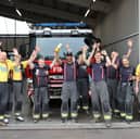 Five South Yorkshire firefighters are walking a 22-mile loop around all fire stations in Sheffield for The Children's Hospital Charity.