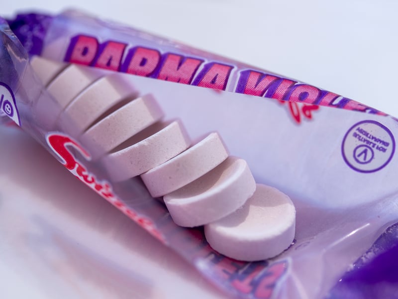 These purple discs tasted like a bouquet of flowers. Some loved them; others thought they were secretly potpourri in disguise. Either way, they were the Marmite of retro sweets.