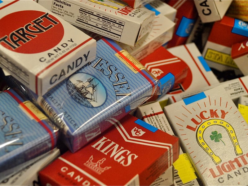 Wait, what? Yes, it was a thing! These candy sticks were shaped like cigarettes, and apparently, kids, back in the day, thought it was cool to pretend they were smoking. Ah, innocence.
