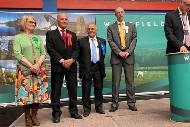 Andy Nicholls of the Labour Party has been elected for the Wakefield Rural ward with 1,710 votes. 