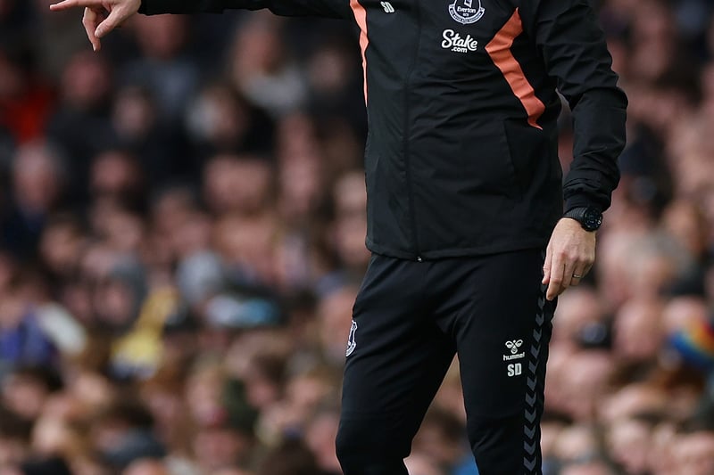 Everton manager Sean Dyche. (Photo by Lewis Storey/Getty Images)