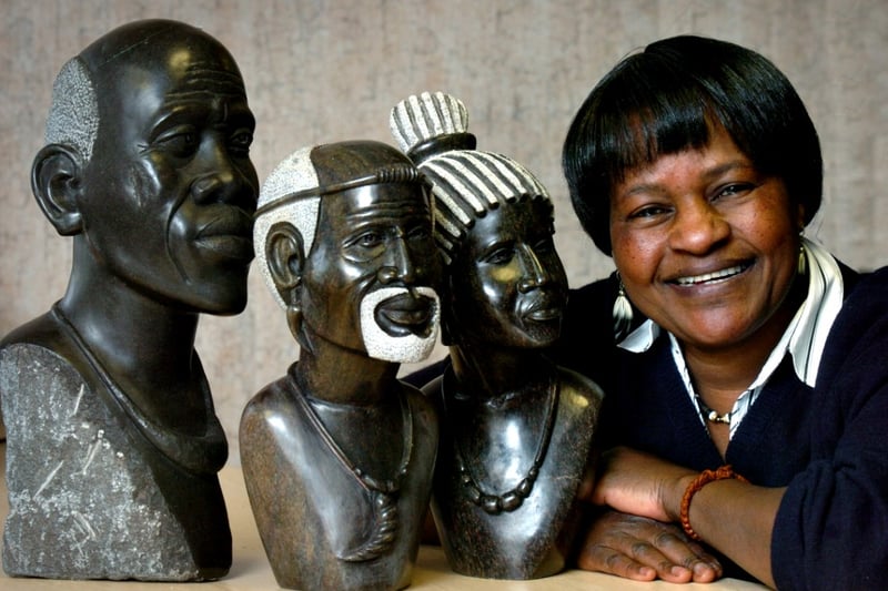 Helena Slater whose Washington-based firm Jungleman Agrican sold art imported from her home country of Zimbabwe in 2011.