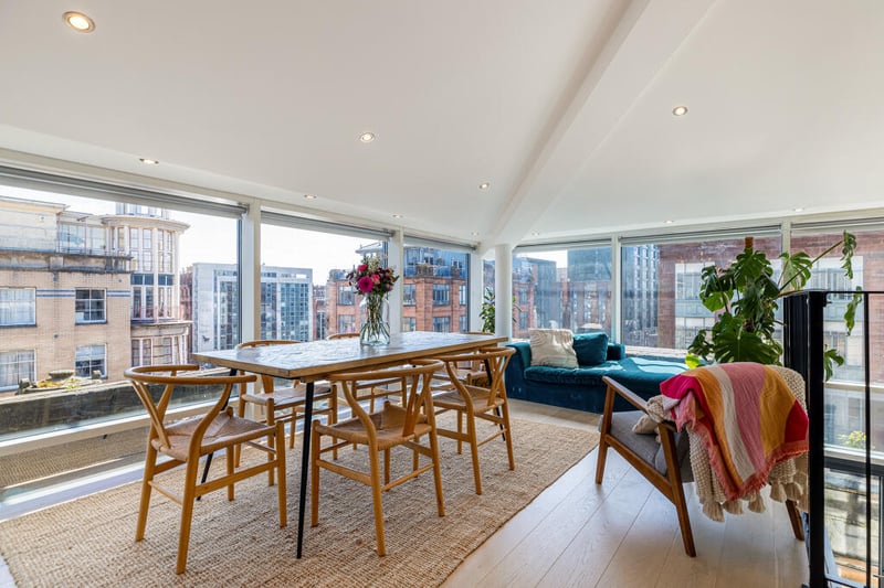 There is also a generous dining area in the penthouse which would be the perfect space to hose a dinner party. 