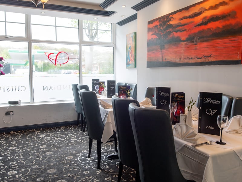 📍 Otley Road, Headingley. ⭐ 4.8 from 554 reviews. 🗣 "We had the best Indian meal for a long time this evening, here at Voujon. Tasty food, big portions and good service. All the staff were very friendly, it was a lovely experience."
