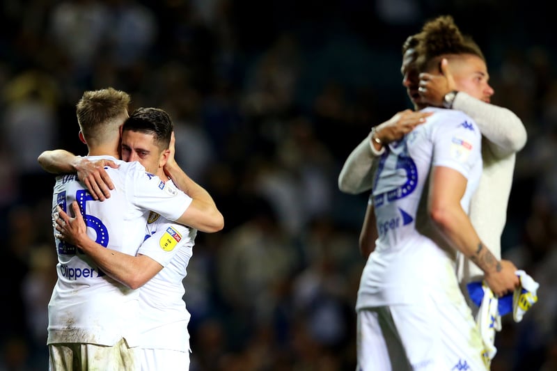 Much like this season, Leeds stumbled with the finish line in sight in 2019 as they lost three of their final four games in Marcelo Bielsa's first season. They beat Derby in the first leg of the play-offs, but a collapse at Elland Road ended their hopes of promotion.