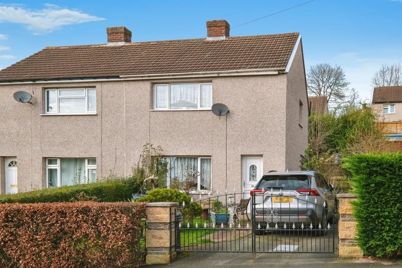 A cosy two-bed semi-detached house is on the market for just £190,000.