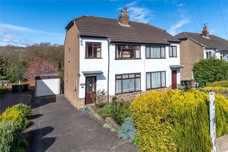 This semi-detached property with three bedrooms is on the market with a guide price of £250,000.