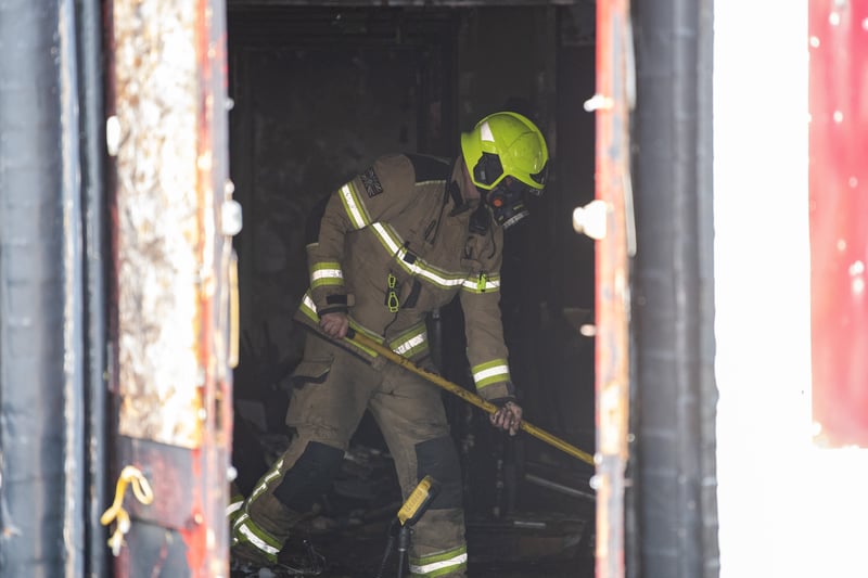 West Yorkshire Fire & Rescue remain at the scene as work begins to determine the cause of the blaze.