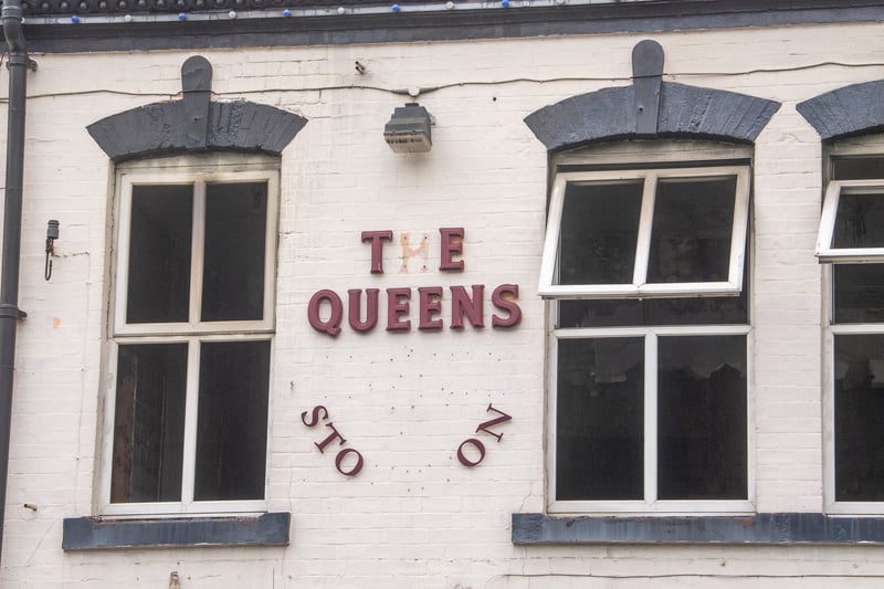 The fire broke out in the former the Queens pub in Stourton which now lies derelict and abandoned.