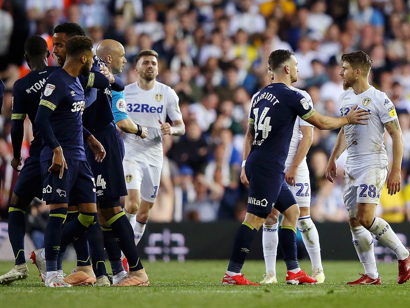 Sent off amid the chaos of that evening at Elland Road but played an important role in the promotion campaign. ACL injury at Derby in 2020 saw him out for nine months but signed a new contract in order to utilise the club's rehabilitation facilities and got a Premier League debut before an emotional exit in May 2021, joining FC Sion and then Bellinzona in Switzerland. Currently assistant manager at Brescia under-19s and a regular columnist with Leeds fanzine 'The Square Ball'.