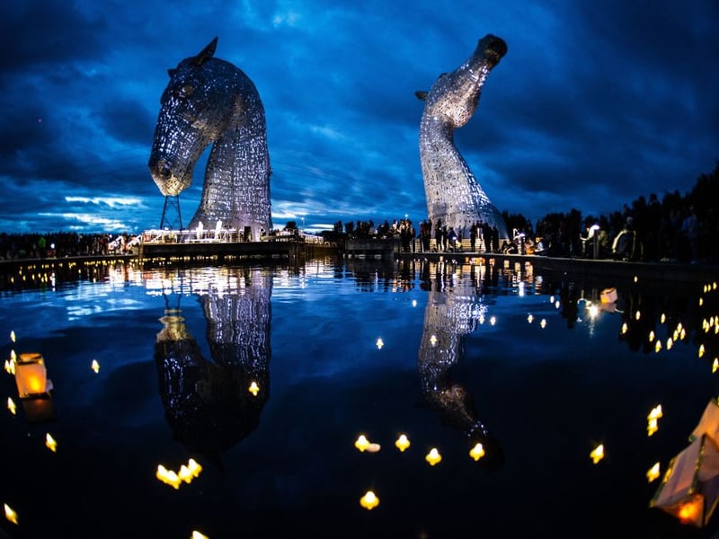 This stunning sight is a man-made wonder and a feat of engineering that can be found in Falkirk. The Kelpies have largely positive reviews, but not everyone was so impressed. One reviewer was left fuming with the "grass being too long" in surrounding areas and another claimed "it is just two horses heads in a field." On one level, they aren't wrong, though perhaps they're understating the 100ft sculptures a little.