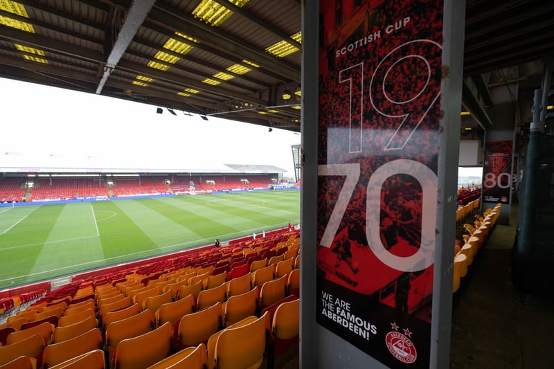 The £4.11m which poured in at Pittodrie on game days puts the club fourth in line.