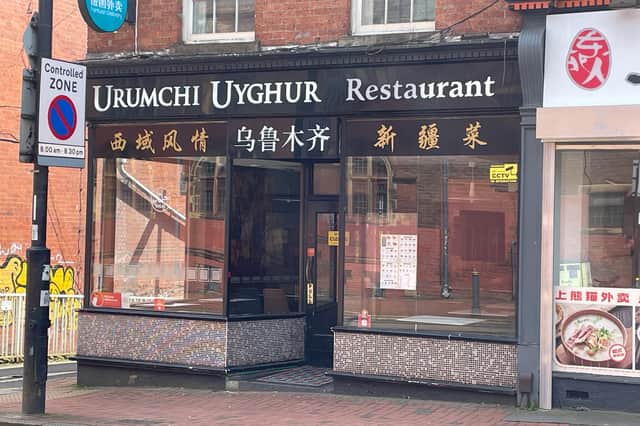 Urumchi Uyghur, on Glossop Road, Sheffield, has been slapped with a 1-star food hygiene rating by environmental health officers.