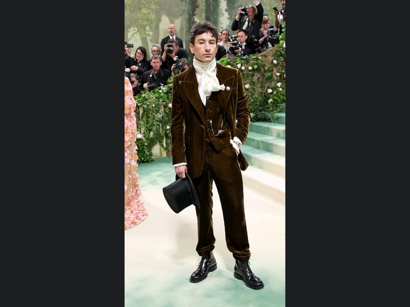 Barry Keoghan attends The 2024 Met Gala Celebrating "Sleeping Beauties: Reawakening Fashion".