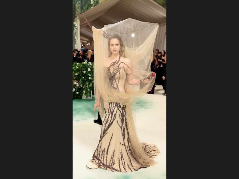 Lana Del Rey attends The 2024 Met Gala Celebrating "Sleeping Beauties: Reawakening Fashion".