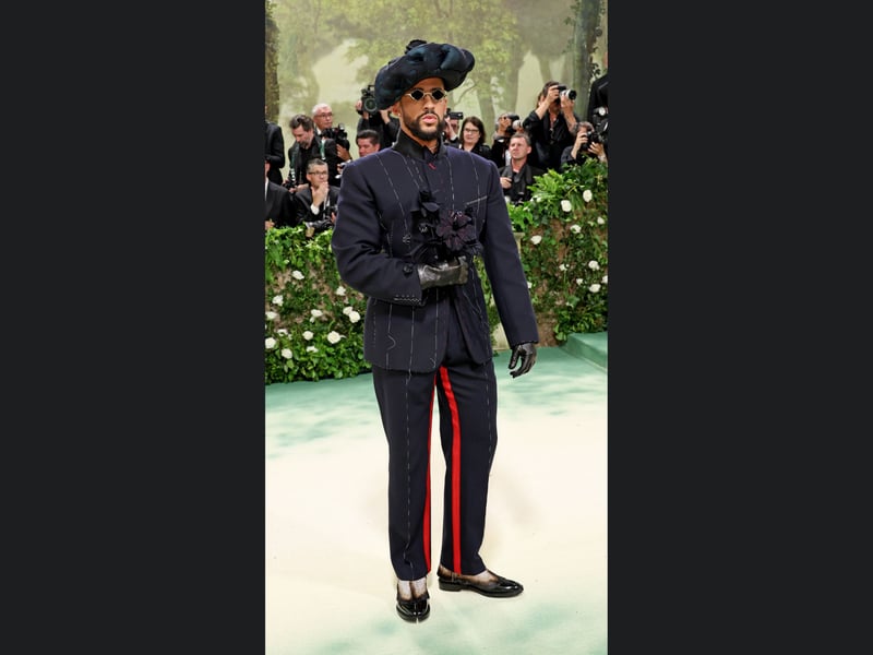 Bad Bunny attends The 2024 Met Gala Celebrating "Sleeping Beauties: Reawakening Fashion".