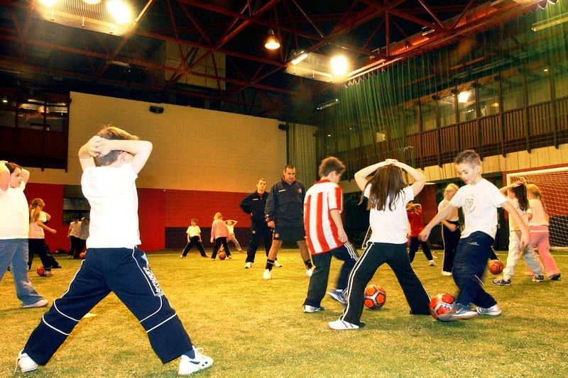 A day of football fun at Crowtree Leisure Centre in January 2005. Tell us if you were there.