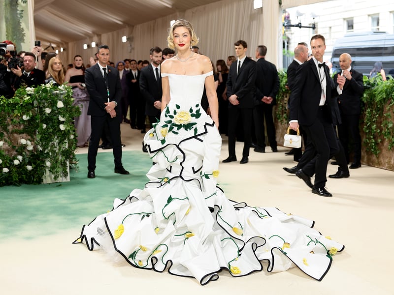 Gigi Hadid attends The 2024 Met Gala Celebrating "Sleeping Beauties: Reawakening Fashion".