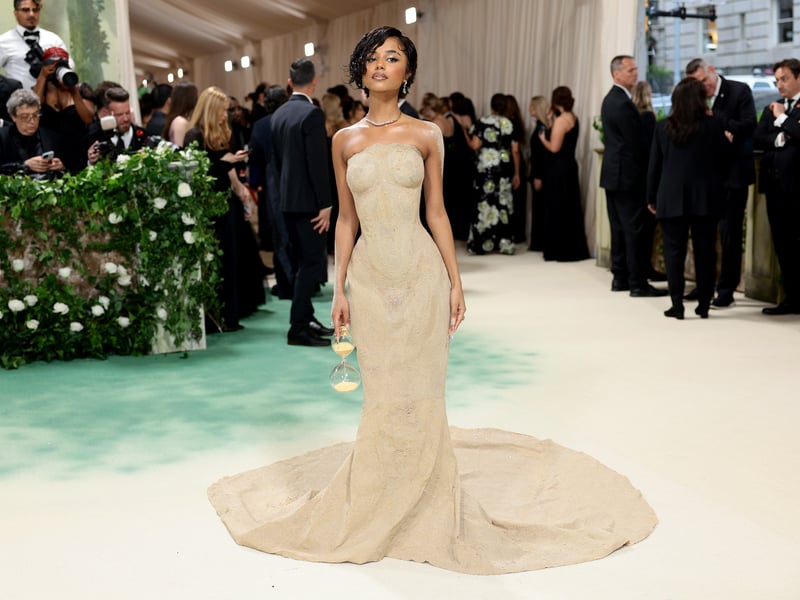 Tyla attends The 2024 Met Gala Celebrating "Sleeping Beauties: Reawakening Fashion".