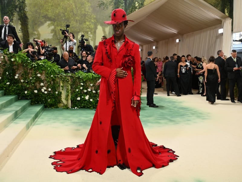 Wisdom Kaye arrives for the 2024 Met Gala.