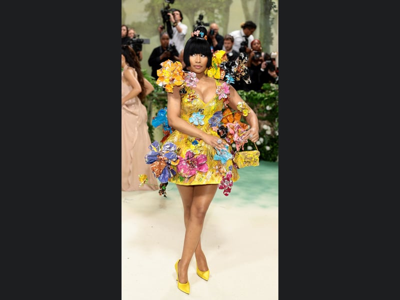 Nicki Minaj attends The 2024 Met Gala Celebrating "Sleeping Beauties: Reawakening Fashion".