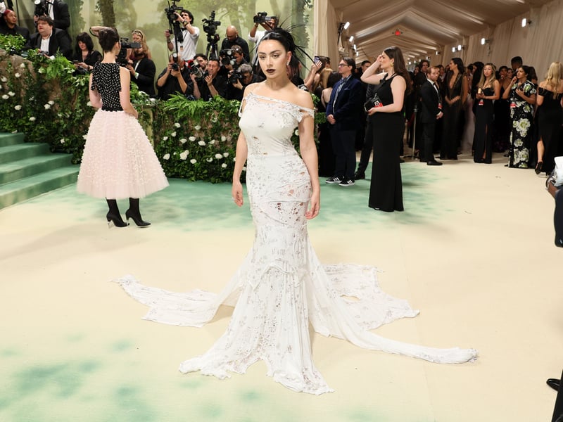 Charli XCX attends The 2024 Met Gala Celebrating "Sleeping Beauties: Reawakening Fashion"