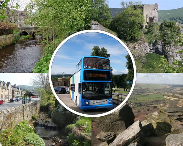 The Peak Sightseer open top buses run from Sheffield and visit some of the prettiest villages and most popular attractions in the Peak District